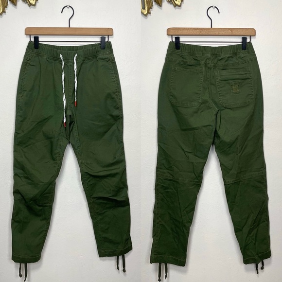Topo Designs Olive Dirt Pants - Picture 1 of 14